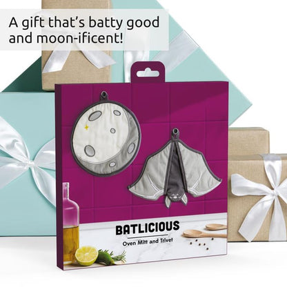 🔥LAST DAY 50% OFF - 🦇Batlicious Oven Mitts & Pot Holders Set