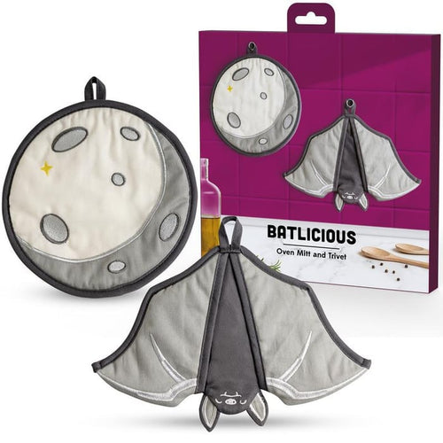 🔥LAST DAY 50% OFF - 🦇Batlicious Oven Mitts & Pot Holders Set